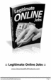 Thumbnail Legitimate Online Jobs