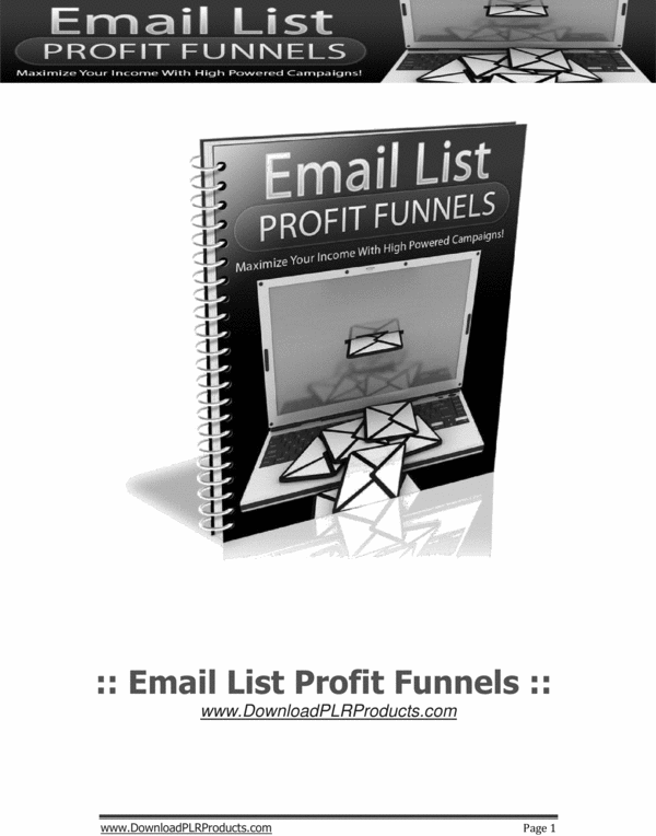 Product picture Profit Funnels